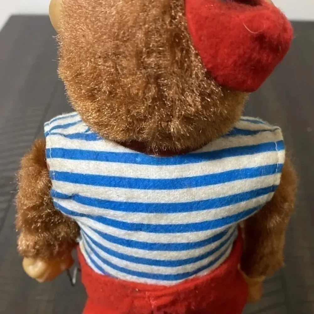 Tin Toy Vintage 1960s Japan TN Nomura Battery Operated Jump Rope Monkey Toy - Picture 5 of 8